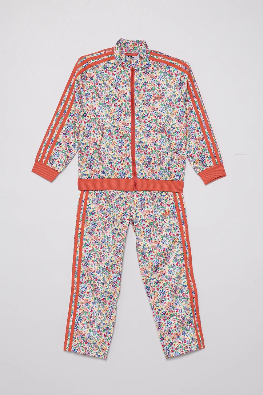 Дитячий спортивний костюм adidas Originals колір помаранчевий JC8899