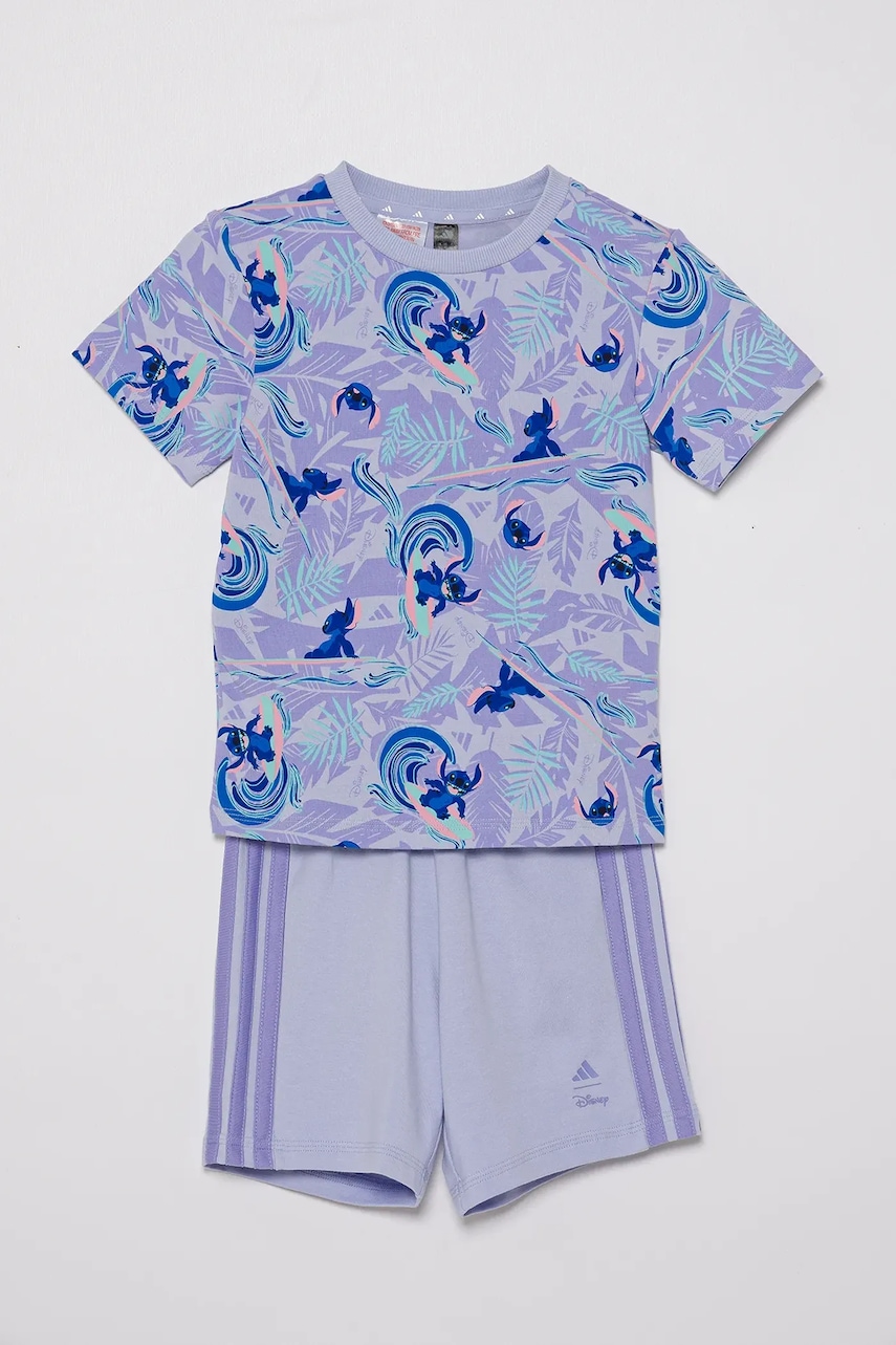 adidas compleu copii culoarea violet, JF3632