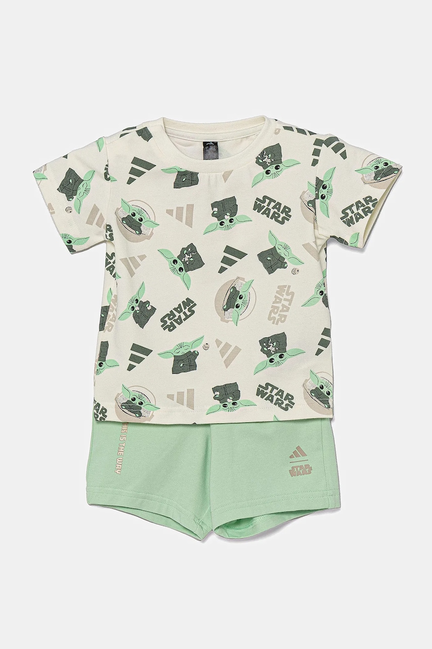 adidas compleu copii x Star Wars culoarea verde, JF3628 adidas compleu copii x Star Wars culoarea verde, JF3628