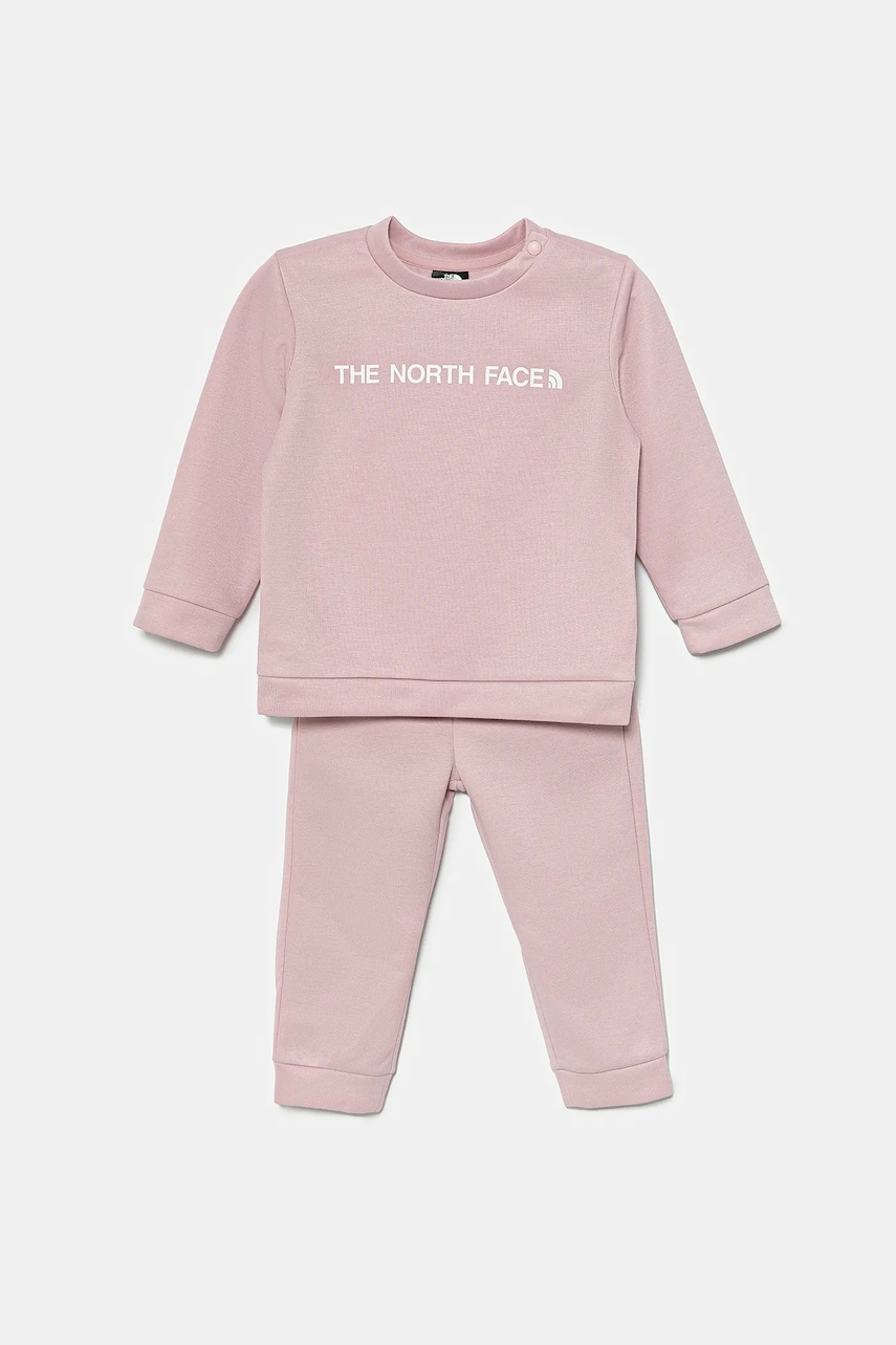 The North Face trening bebeluși BABY POLY SET culoarea roz, NF0A89GW0UI1 The North Face trening bebeluși BABY POLY SET culoarea roz, NF0A89GW0UI1