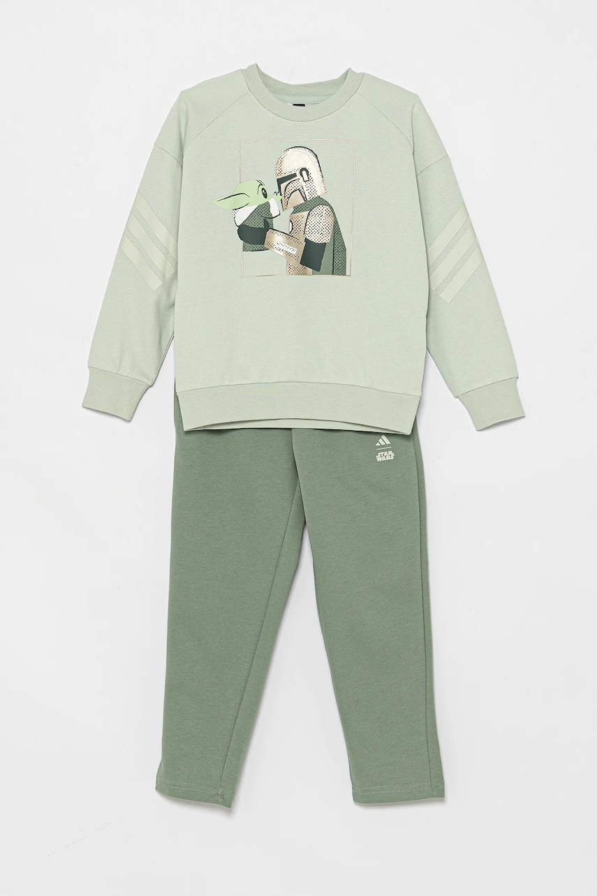adidas trening copii x Star Wars culoarea verde, JF3651