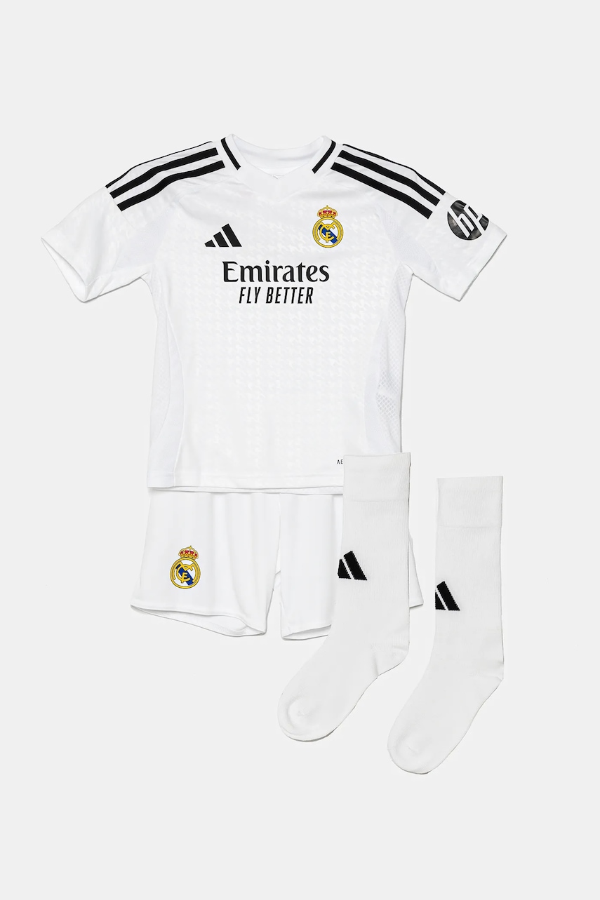 Детский комплект adidas REAL цвет белый JX2140 Детский комплект adidas REAL цвет белый JX2140