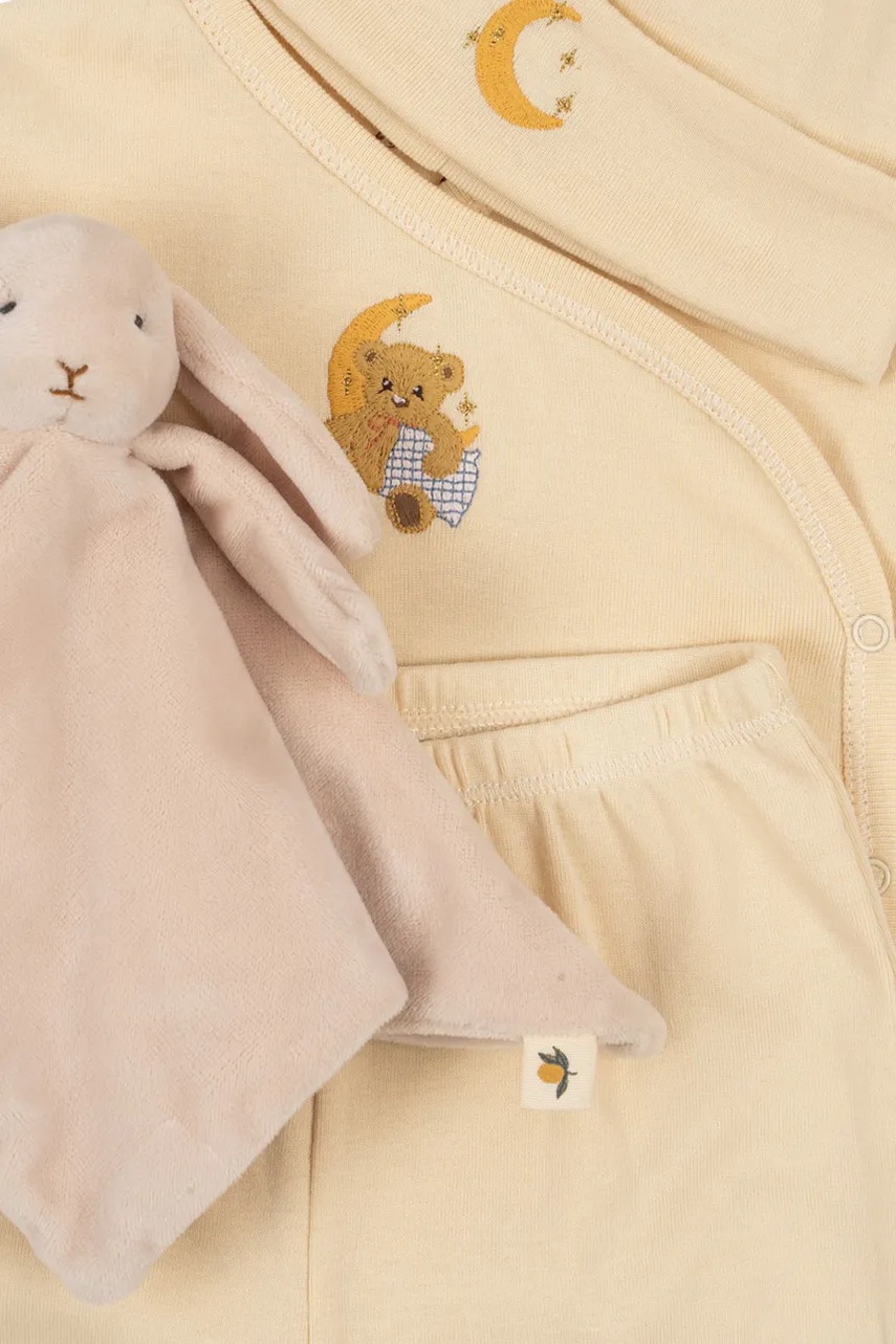 Комплект для немовлят Konges Sløjd CLASSIC MATERNITY PACKAGE колір бежевий KS102615