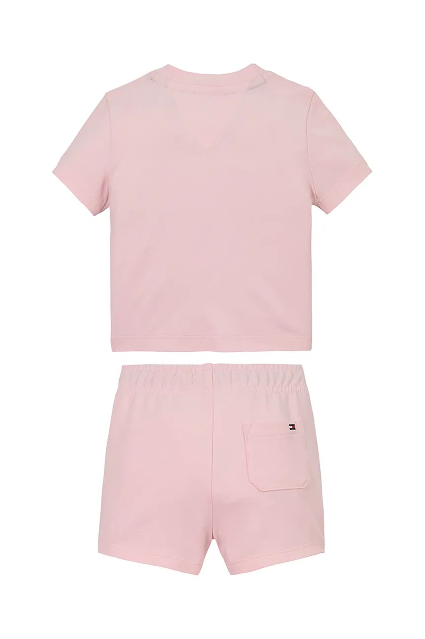 Комплект для младенцев Tommy Hilfiger цвет розовый KN0KN02047
