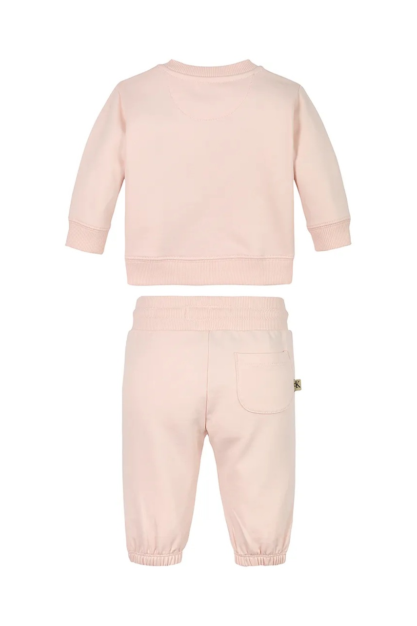 Дитячий спортивний костюм Calvin Klein Jeans колір рожевий IN0IN00307