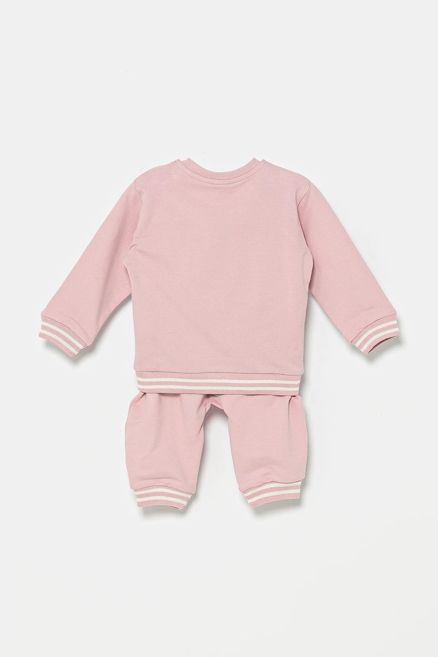 Спортивный костюм для младенцев United Colors of Benetton 2 шт цвет розовый 3MDUAK00Q