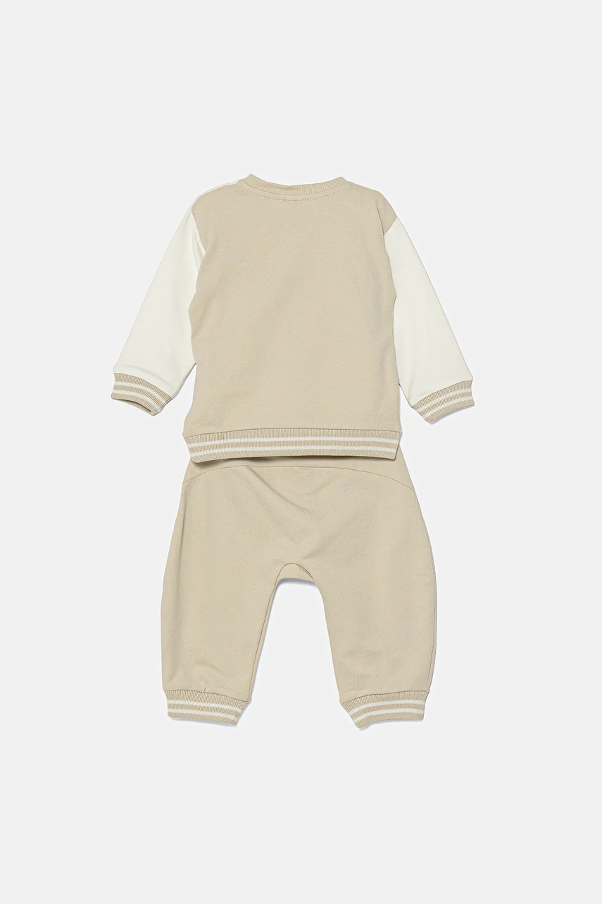 Cпортивний костюм для немовлят United Colors of Benetton 2-pack колір бежевий 3MDUAK00Q