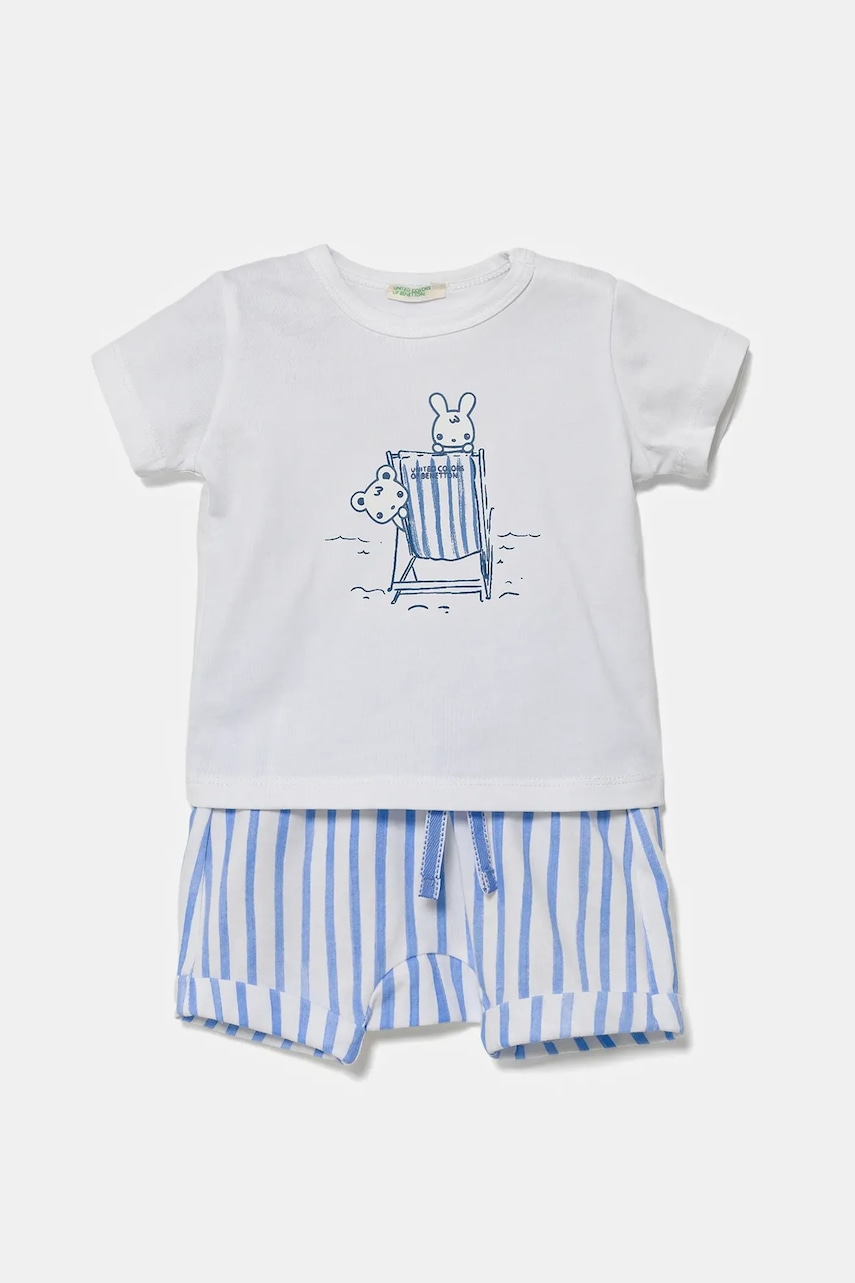 United Colors of Benetton set de bumbac pentru bebeluși 35ZEAK013