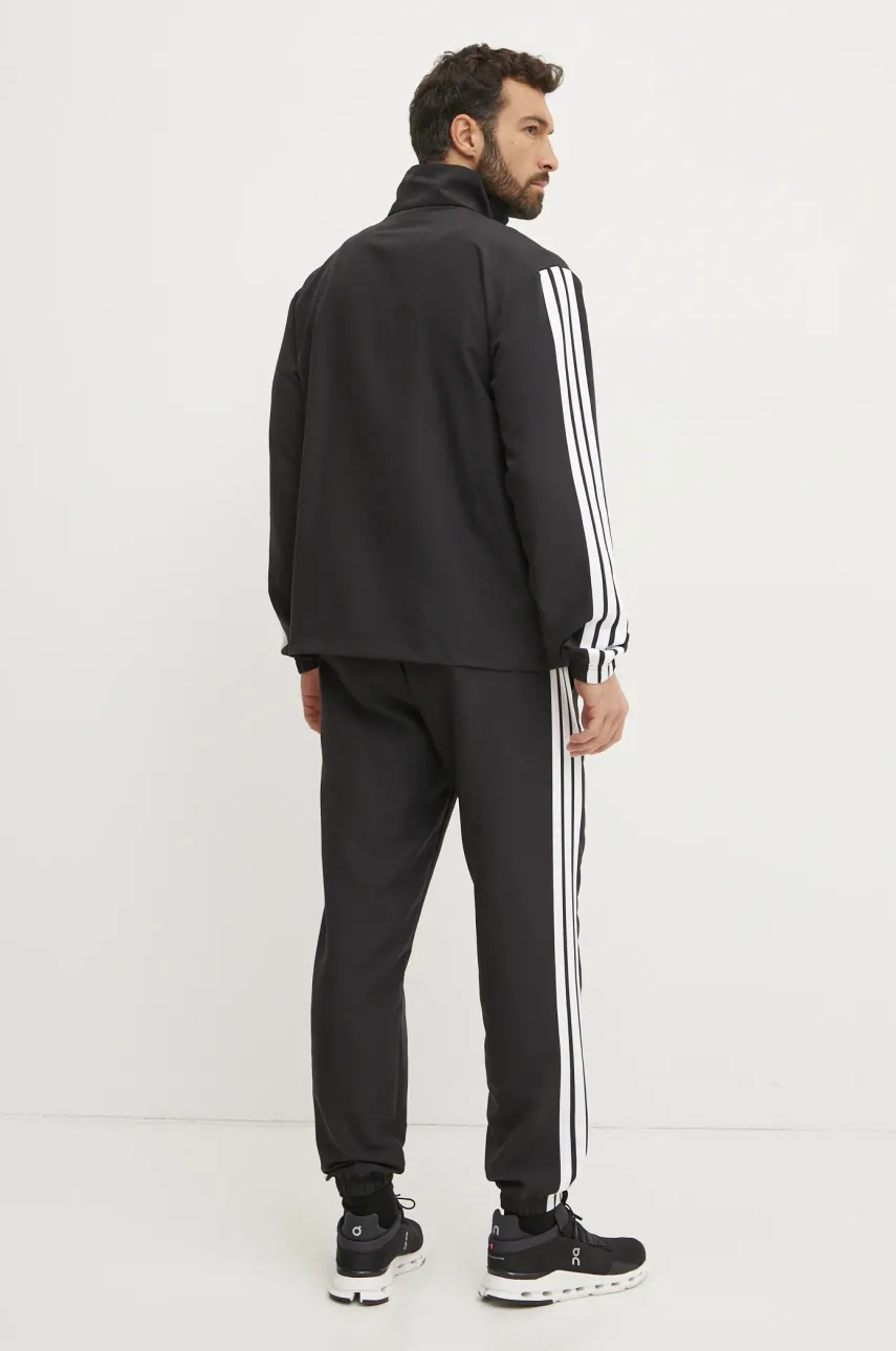 Спортивный костюм adidas 3-Stripes мужской цвет чёрный JI8849 Спортивный костюм adidas 3-Stripes мужской цвет чёрный JI8849