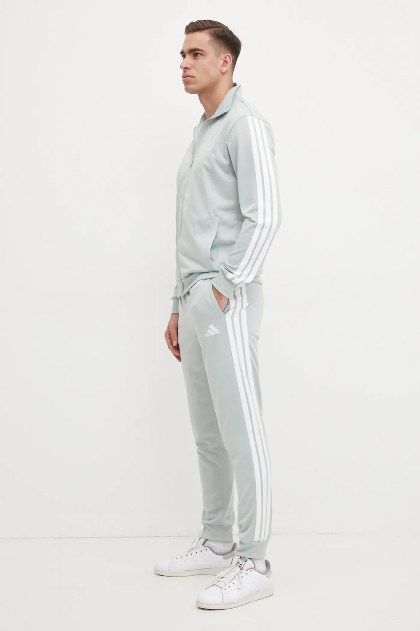 adidas trening 3S TR TT TS barbati, culoarea verde, JC9208