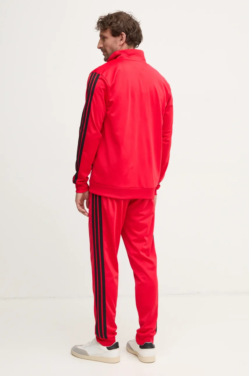 Спортивный костюм adidas 3S TR TT TS мужской цвет красный JI8852 Спортивный костюм adidas 3S TR TT TS мужской цвет красный JI8852