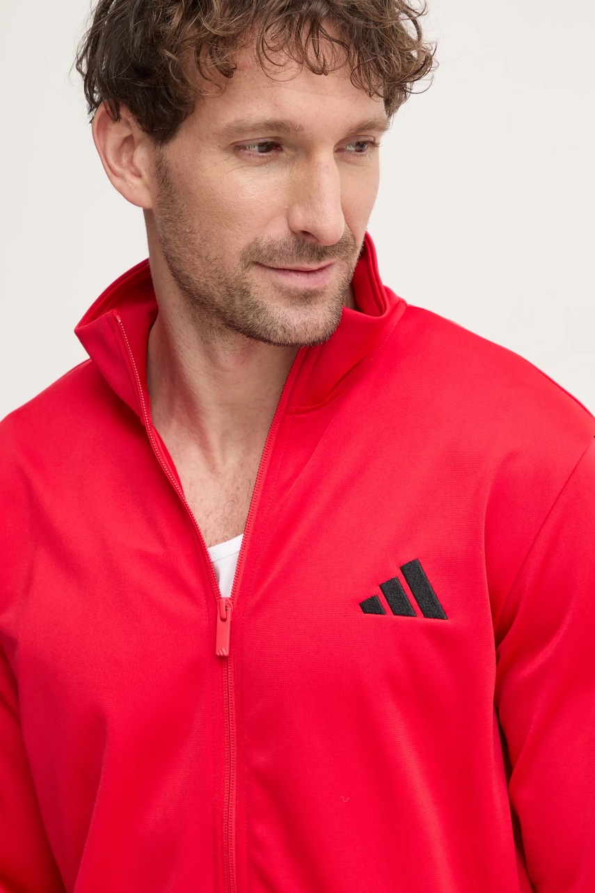 Φόρμα adidas 3S TR TT TS χρώμα: κόκκινο, JI8852 φωτογραφία