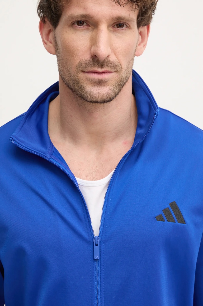 Φόρμα adidas 3S TR TT TS χρώμα: μπλε, JI8857 φωτογραφία