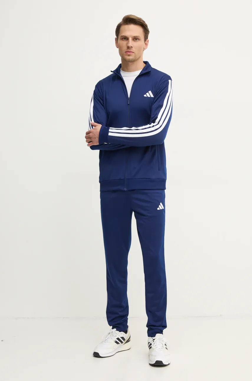Спортивный костюм adidas 3-Stripes мужской цвет синий JI8859 Спортивный костюм adidas 3-Stripes мужской цвет синий JI8859
