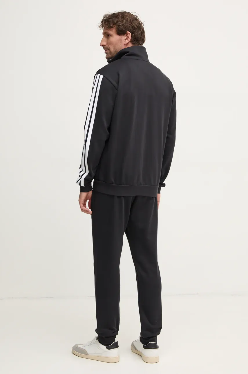 Спортивный костюм adidas 3-Stripes мужской цвет чёрный JI8878 Спортивный костюм adidas 3-Stripes мужской цвет чёрный JI8878