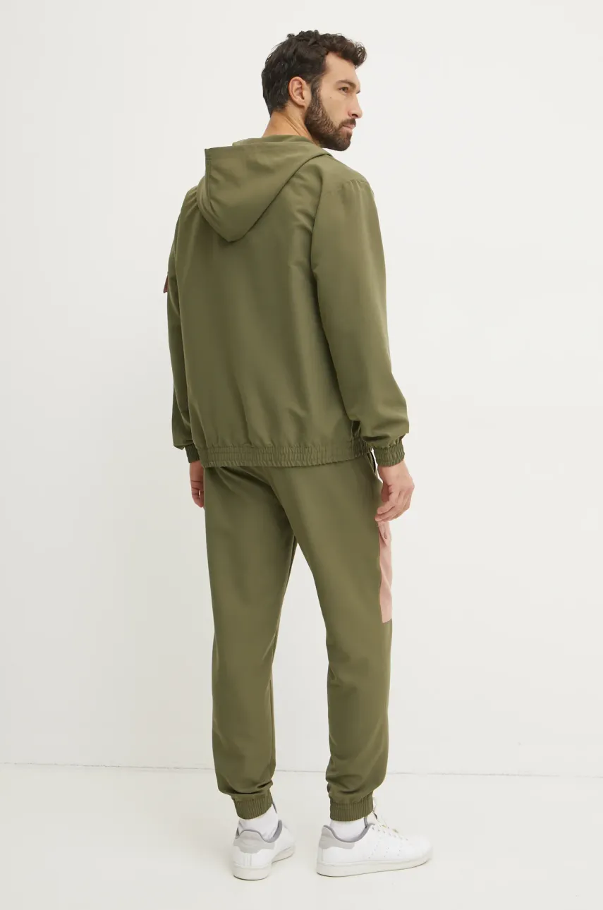 Спортивный костюм adidas M WV CRG TS мужской цвет зелёный JI8889 Спортивный костюм adidas M WV CRG TS мужской цвет зелёный JI8889