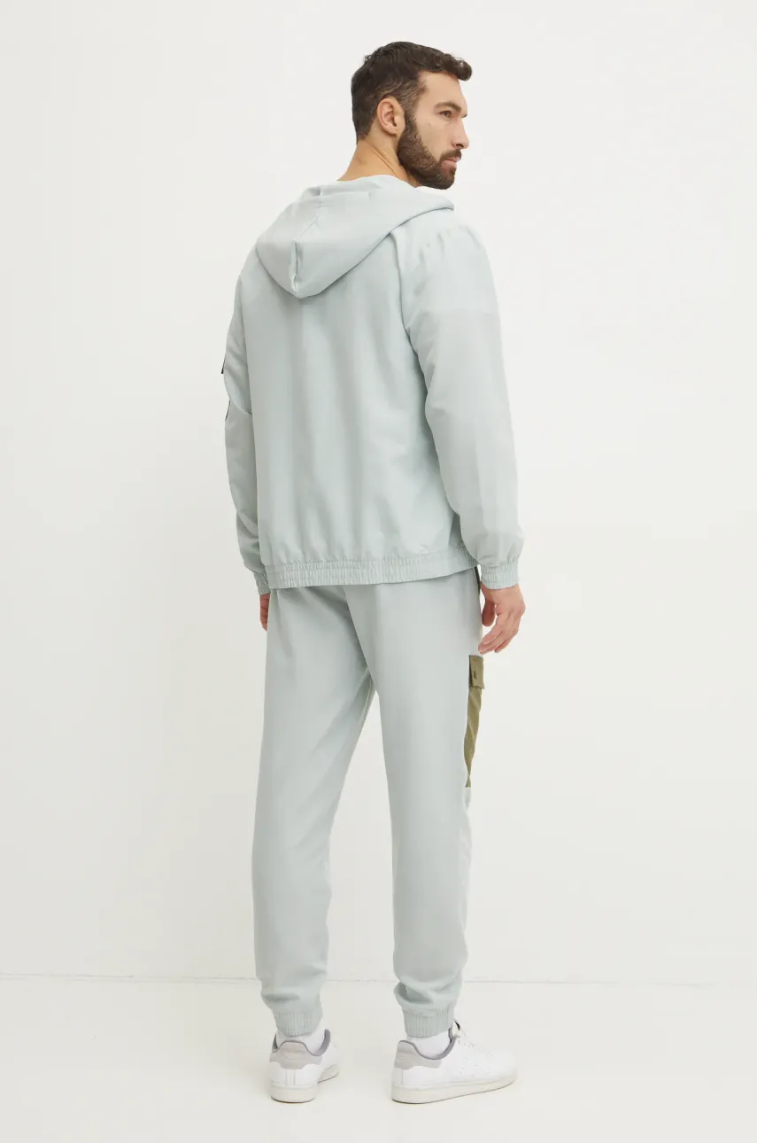 Спортивный костюм adidas M WV CRG TS мужской цвет серый JI8890 Спортивный костюм adidas M WV CRG TS мужской цвет серый JI8890