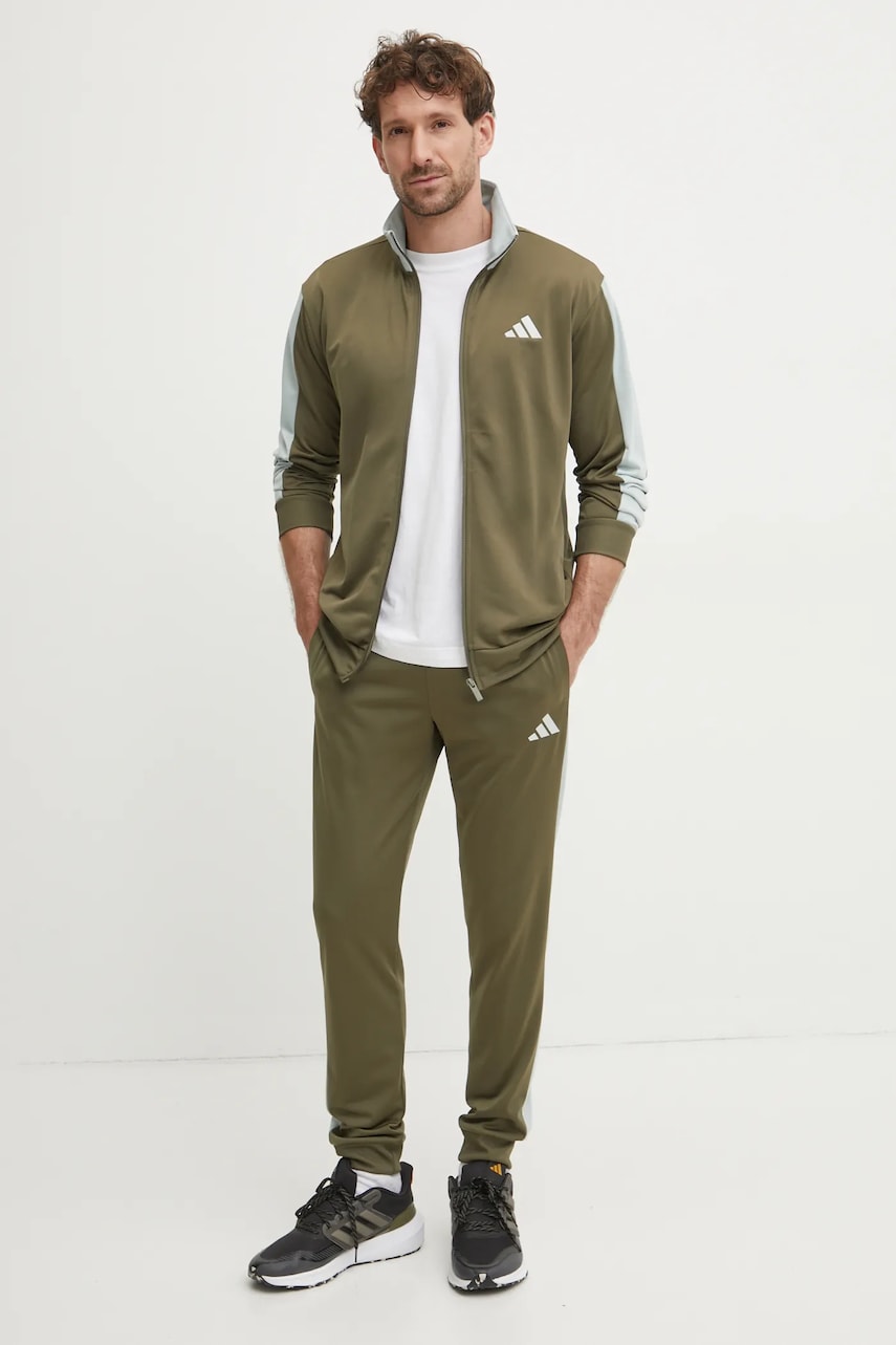 adidas trening TR CB TS barbati, culoarea verde, JI8897 adidas trening TR CB TS barbati, culoarea verde, JI8897