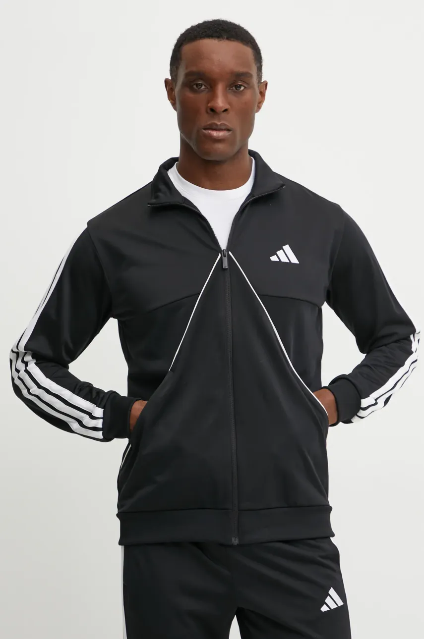 Спортивный костюм adidas TR TIRO TS мужской цвет чёрный JI8860 Спортивный костюм adidas TR TIRO TS мужской цвет чёрный JI8860