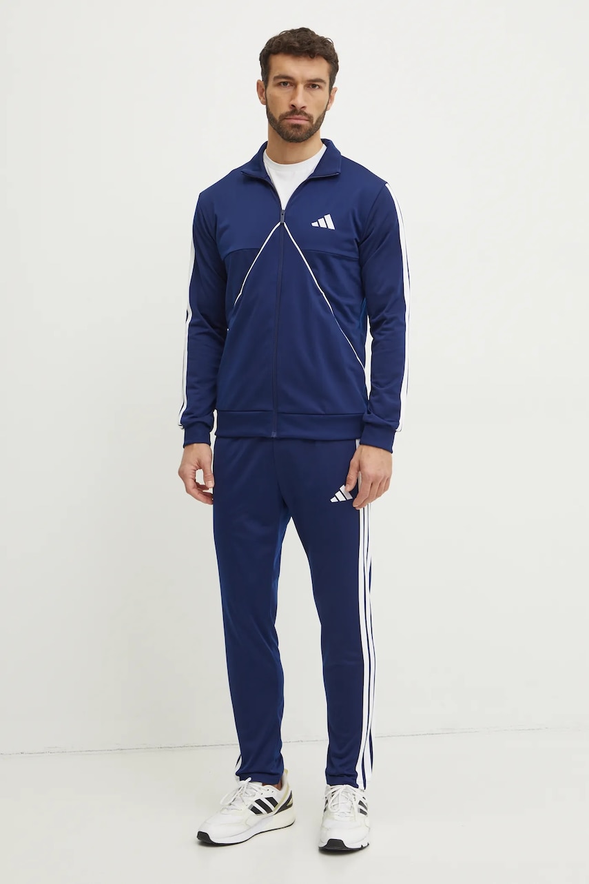 adidas trening TR TIRO TS bărbați, culoarea albastru marin, JI8861 adidas trening TR TIRO TS bărbați, culoarea albastru marin, JI8861