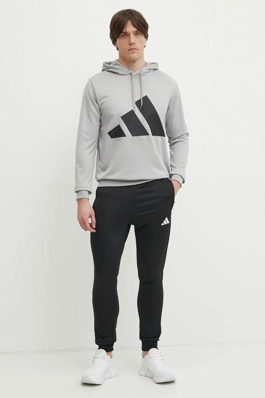 adidas trening BL FT HD TS barbati, culoarea gri, JI8870