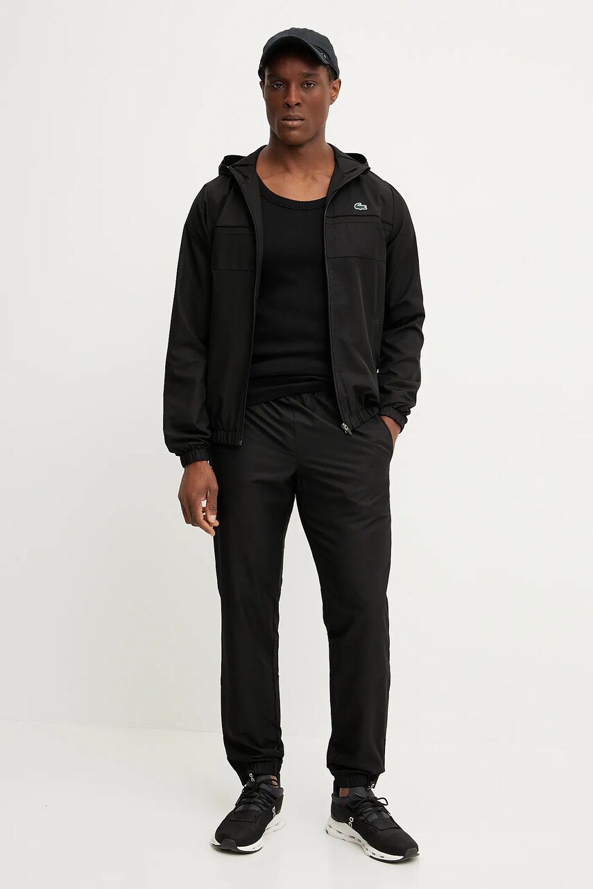 Lacoste trening bărbați, culoarea negru, WH2661
