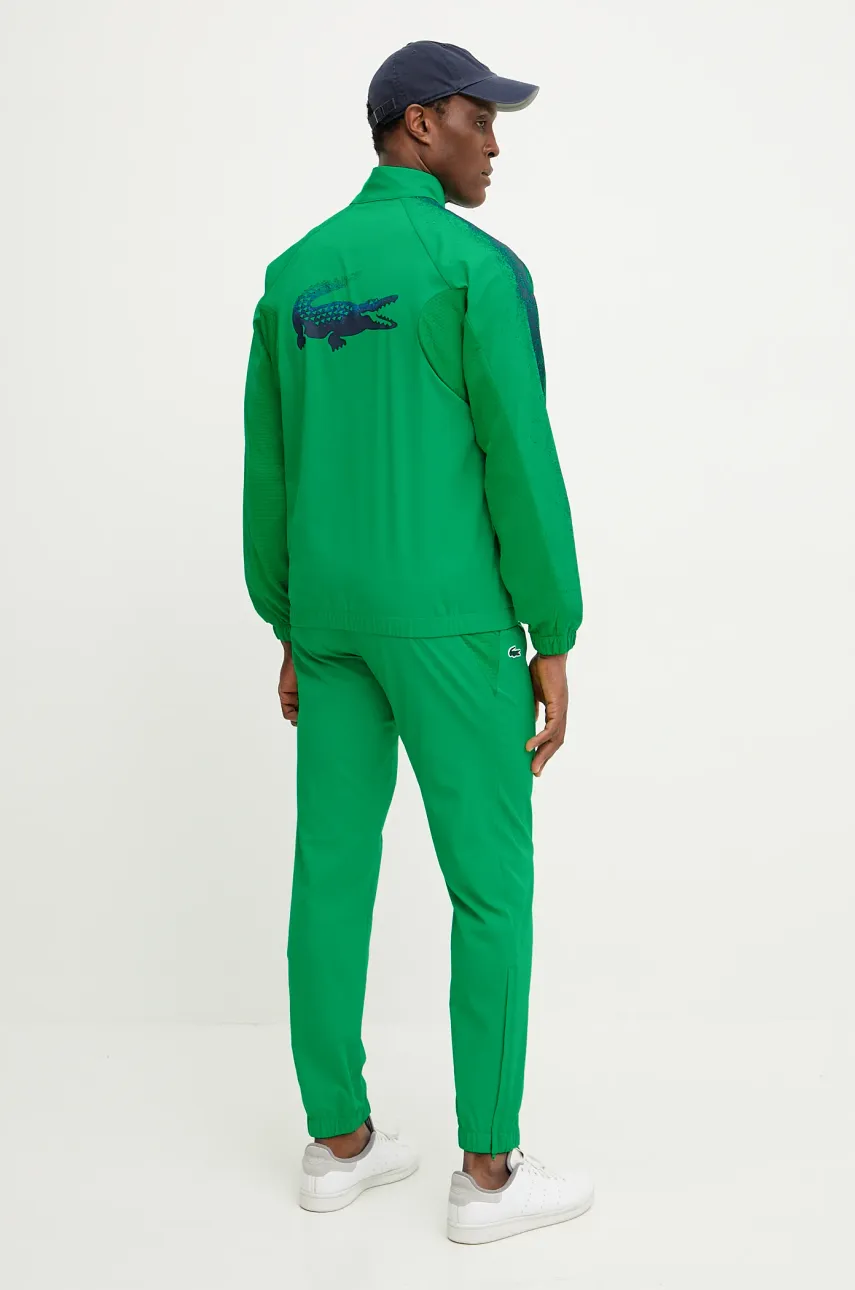 Спортивный костюм Lacoste мужской цвет зелёный WH8978 Спортивный костюм Lacoste мужской цвет зелёный WH8978
