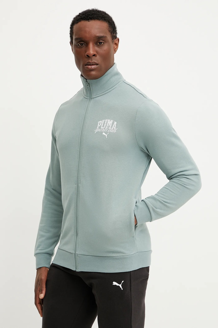 Puma melegítő szett zöld, férfi, 684854 termék 2. képe