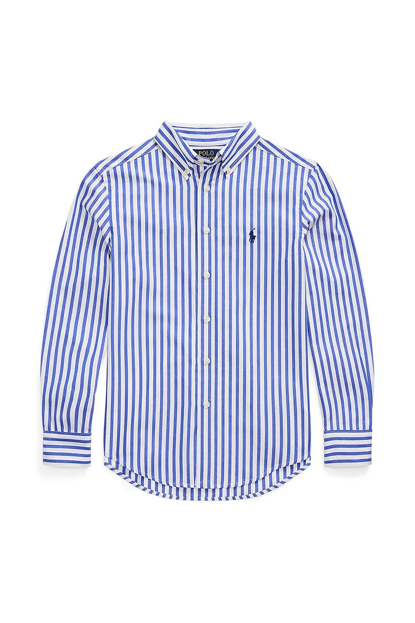 

Детска памучна риза Polo Ralph Lauren в синьо 323918249019, Син