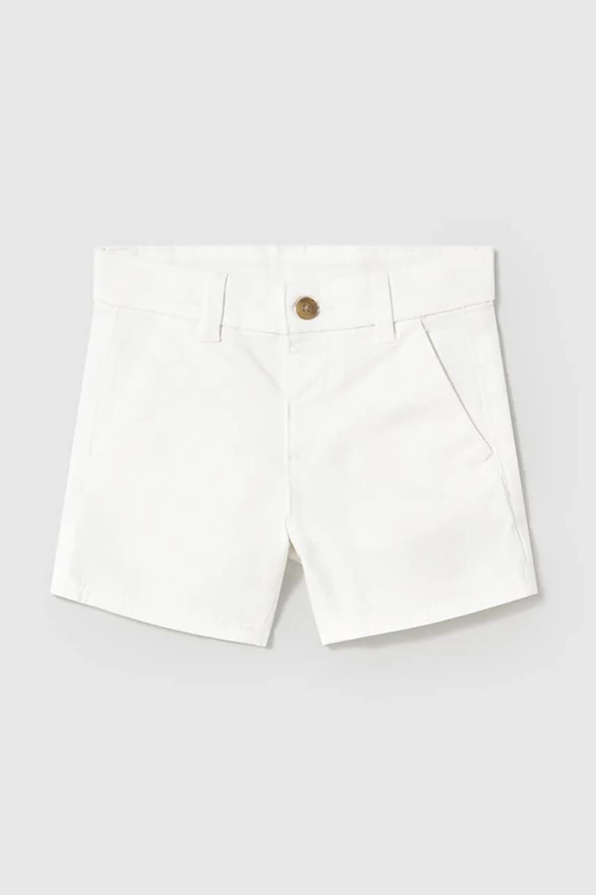 Mayoral pantaloni scurti copii chino basic culoarea alb, 207 Mayoral pantaloni scurti copii chino basic culoarea alb, 207
