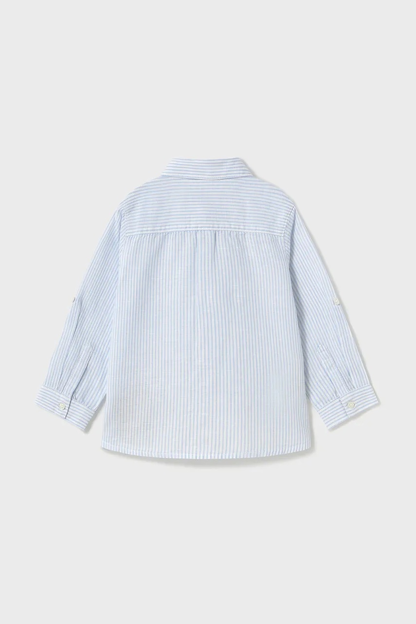 Детская рубашка с примесью льна Mayoral 1116