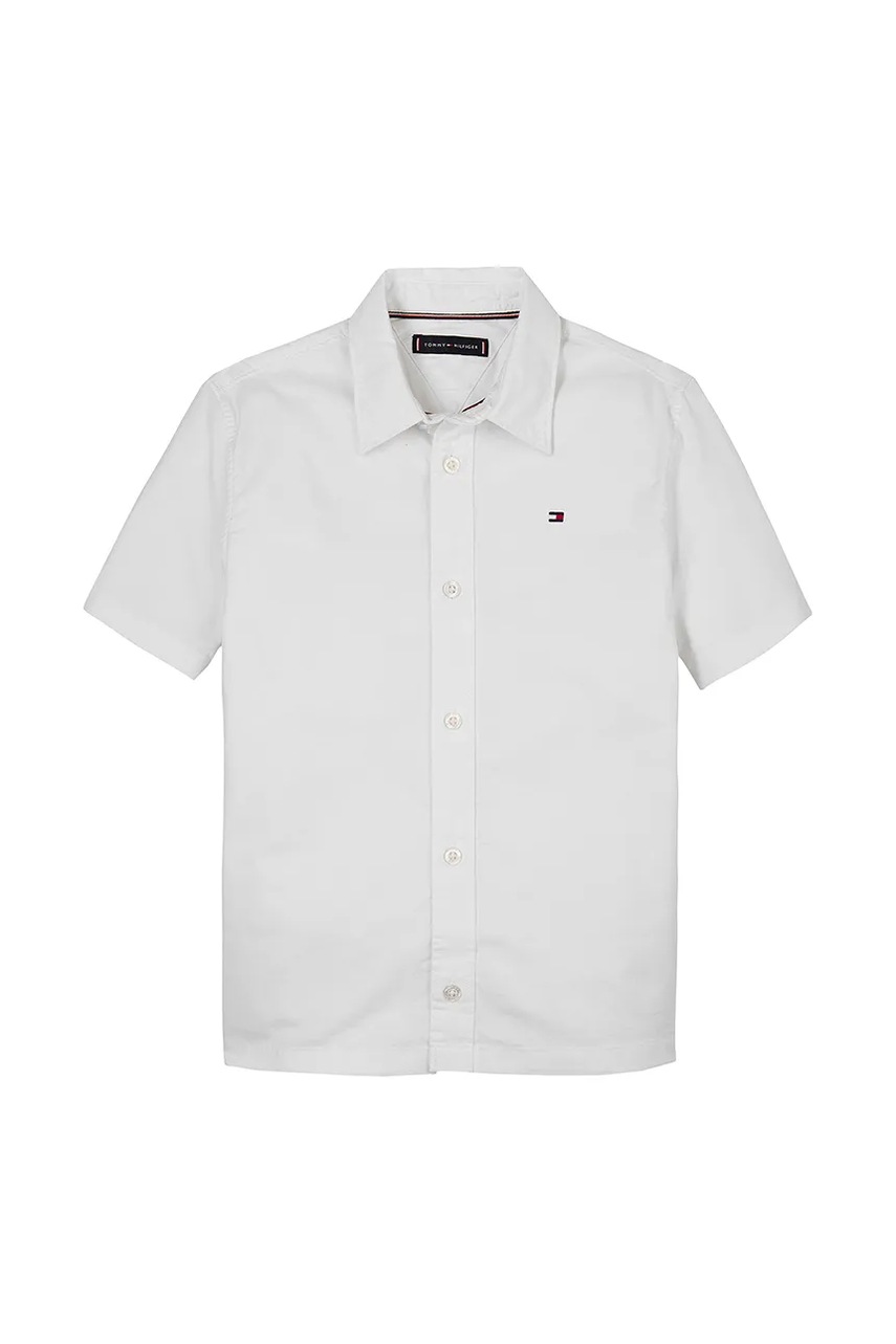 Детская рубашка Tommy Hilfiger цвет белый KB0KB09554