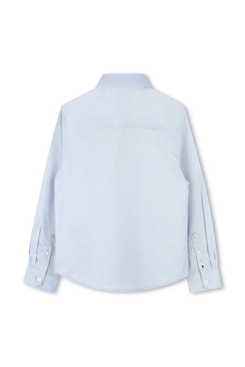 Детская хлопковая рубашка BOSS J52009