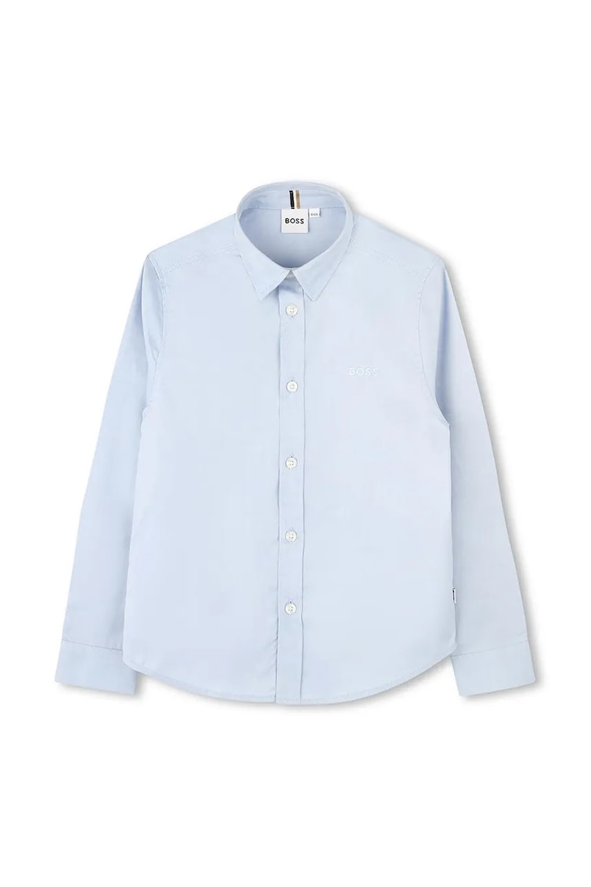 BOSS camasa de bumbac pentru copii J52009
