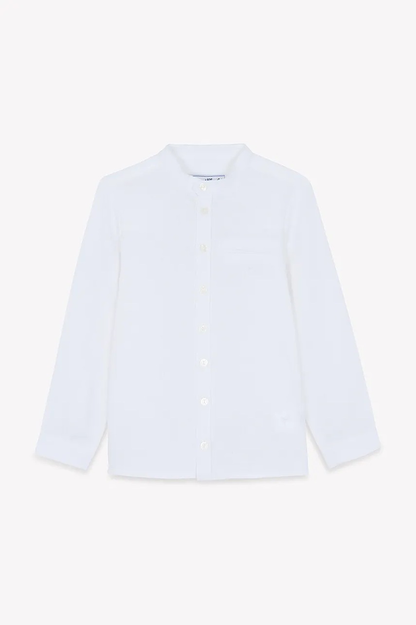 Детская льняная рубашка Tartine et Chocolat цвет белый CA12013