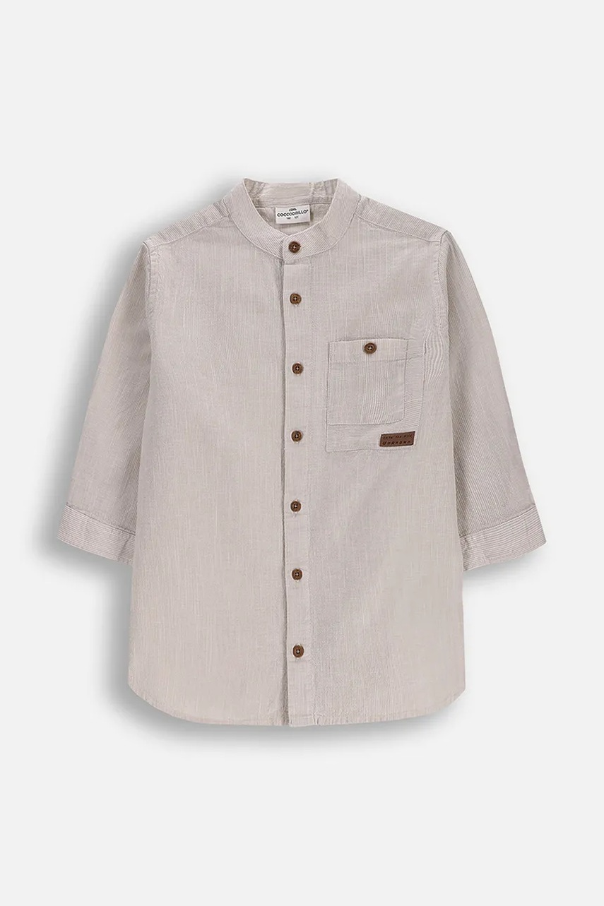 Рубашка Coccodrillo цвет бежевый WILD SAFARI BOY JUNIOR