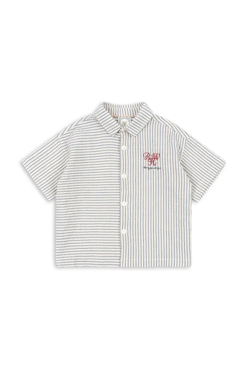 Детская хлопковая рубашка Konges Sløjd RHW X KS DUO SHIRT GOTS Rosie Huntington Whiteley KS103596 Детская хлопковая рубашка Konges Sløjd RHW X KS DUO SHIRT GOTS Rosie Huntington Whiteley KS103596
