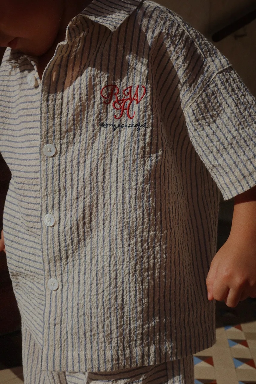 Detská bavlnená košeľa Konges Sløjd RHW X KS DUO SHIRT GOTS