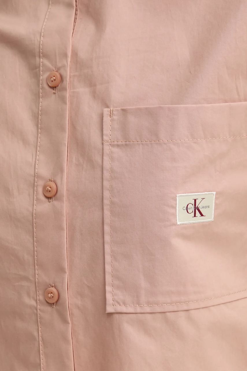 Βαμβακερό πουκάμισο Calvin Klein Jeans φωτογραφία