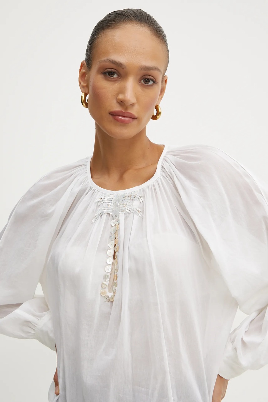 Πουκάμισο Forte Forte χρώμα: άσπρο, 13534.my shirt φωτογραφία