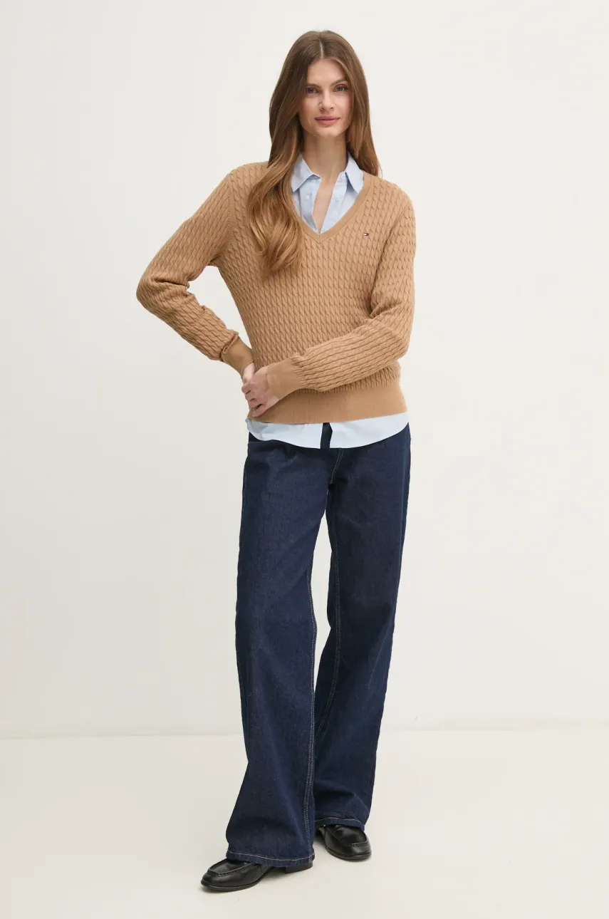 Рубашка Tommy Hilfiger женская regular классический воротник WW0WW44084 Рубашка Tommy Hilfiger женская regular классический воротник WW0WW44084