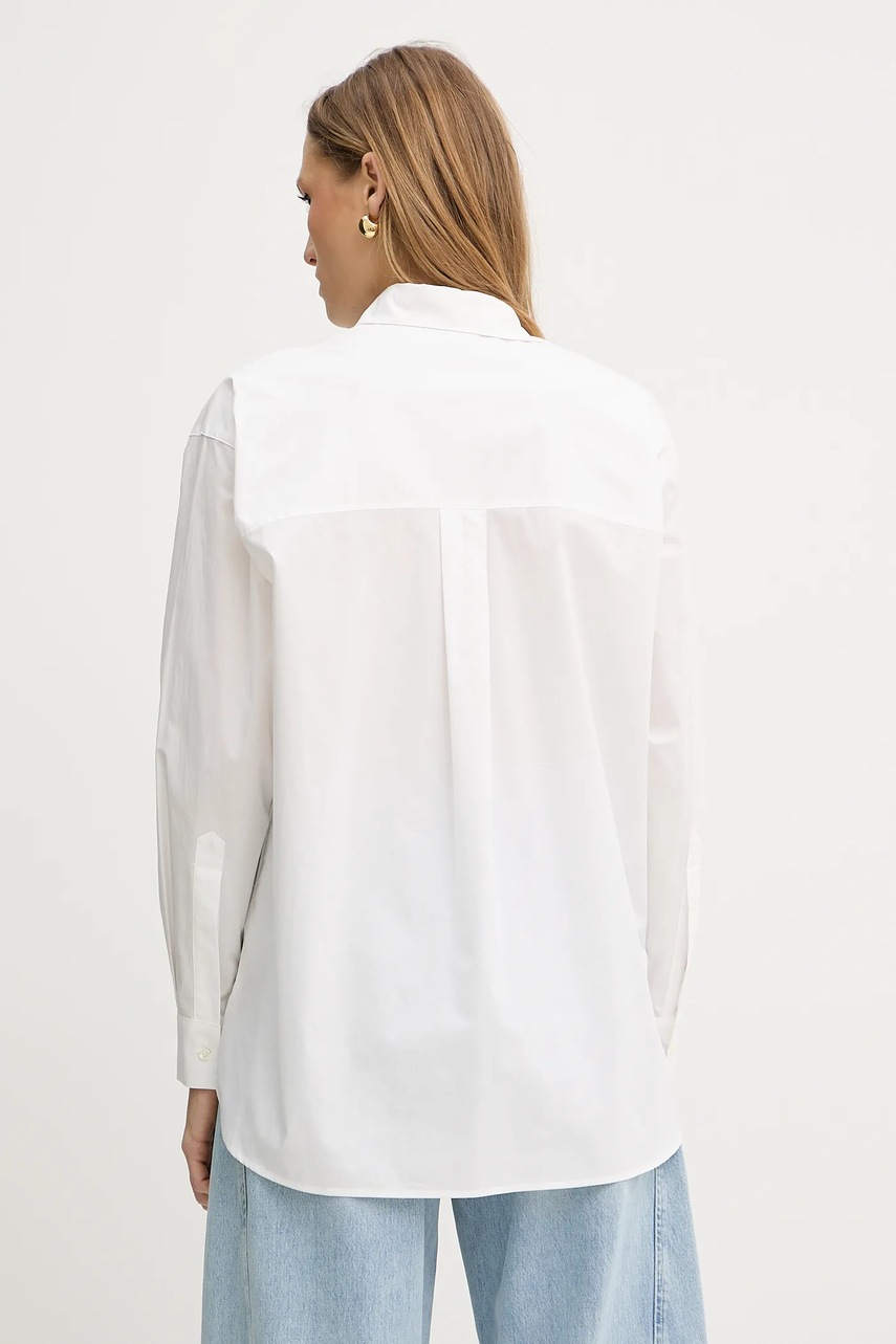 Βαμβακερό πουκάμισο Pinko χρώμα: άσπρο, 102476 A2CR φωτογραφία