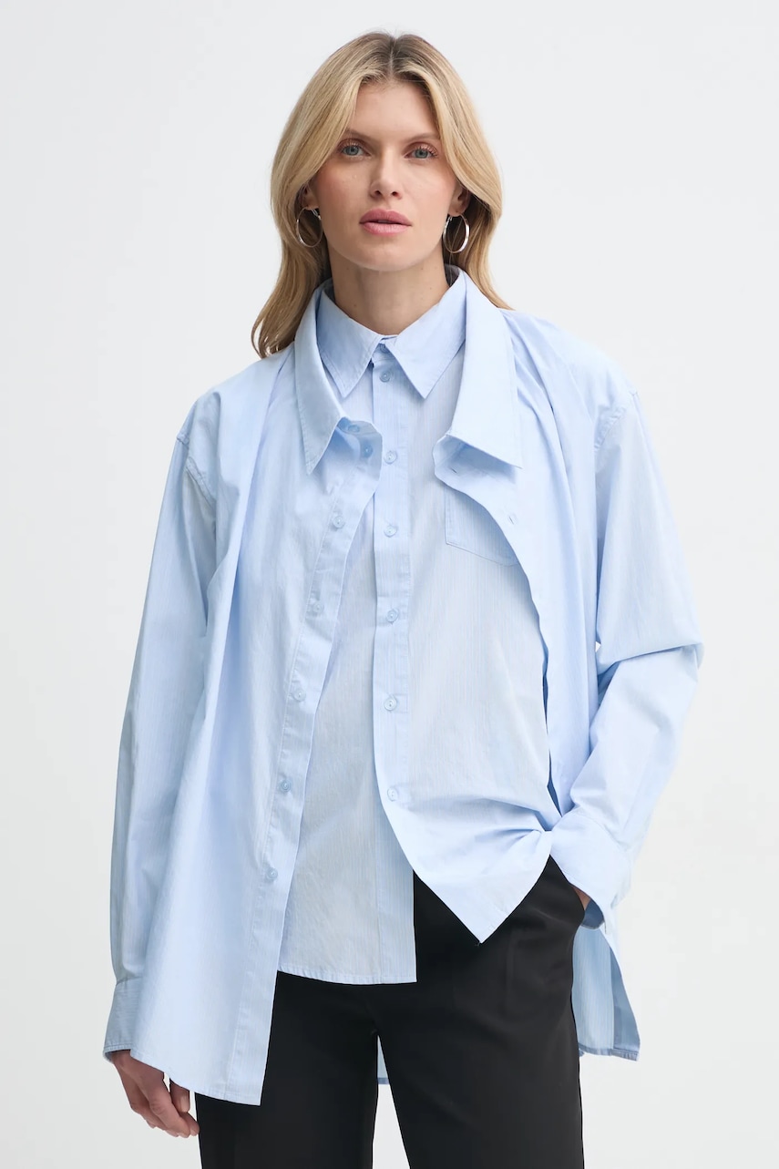 Herskind cămașă din bumbac Bjork femei, cu guler clasic, relaxed fit, 5442172 Herskind cămașă din bumbac Bjork femei, cu guler clasic, relaxed fit, 5442172