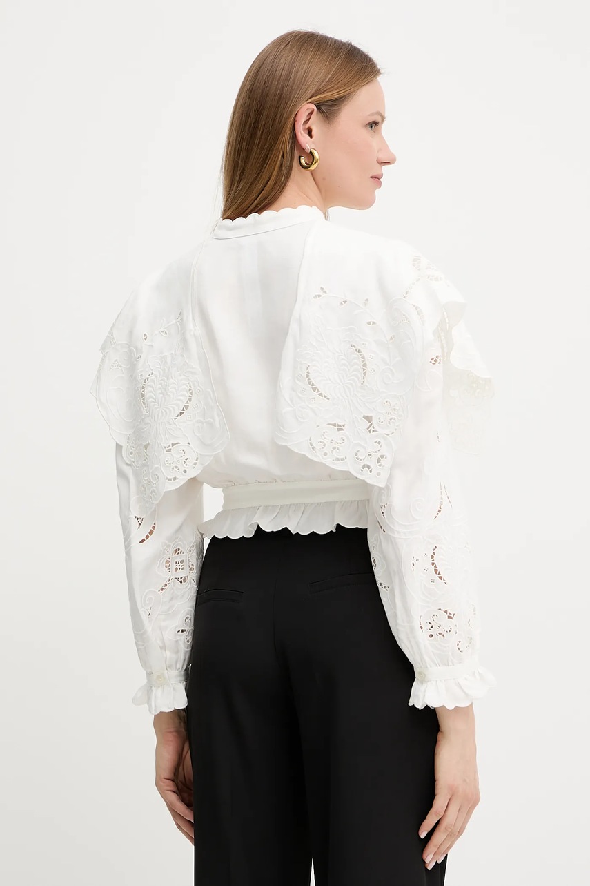 Πουκάμισο από λινό Twinset φωτογραφία