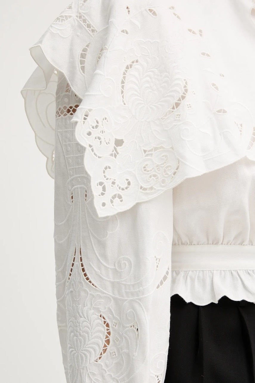 Πουκάμισο από λινό Twinset φωτογραφία