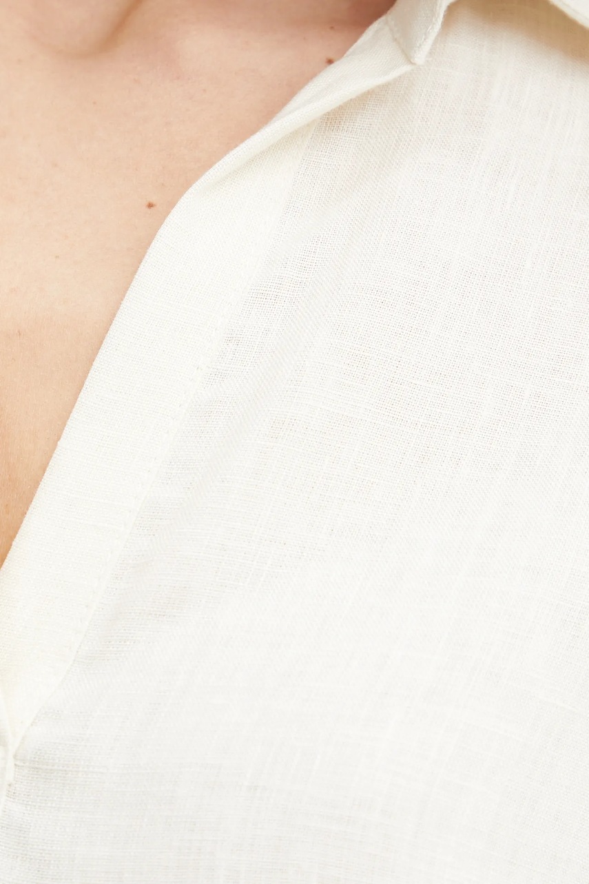 Λευκή μπλούζα Marella Emme by Marella γυναικεία, χρώμα: μπεζ, 2515111032200 φωτογραφία