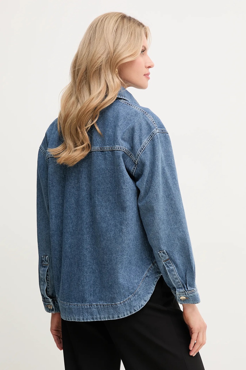 Τζιν πουκάμισο Marella Emme by Marella χρώμα: ναυτικό μπλε, 2515111181200 φωτογραφία