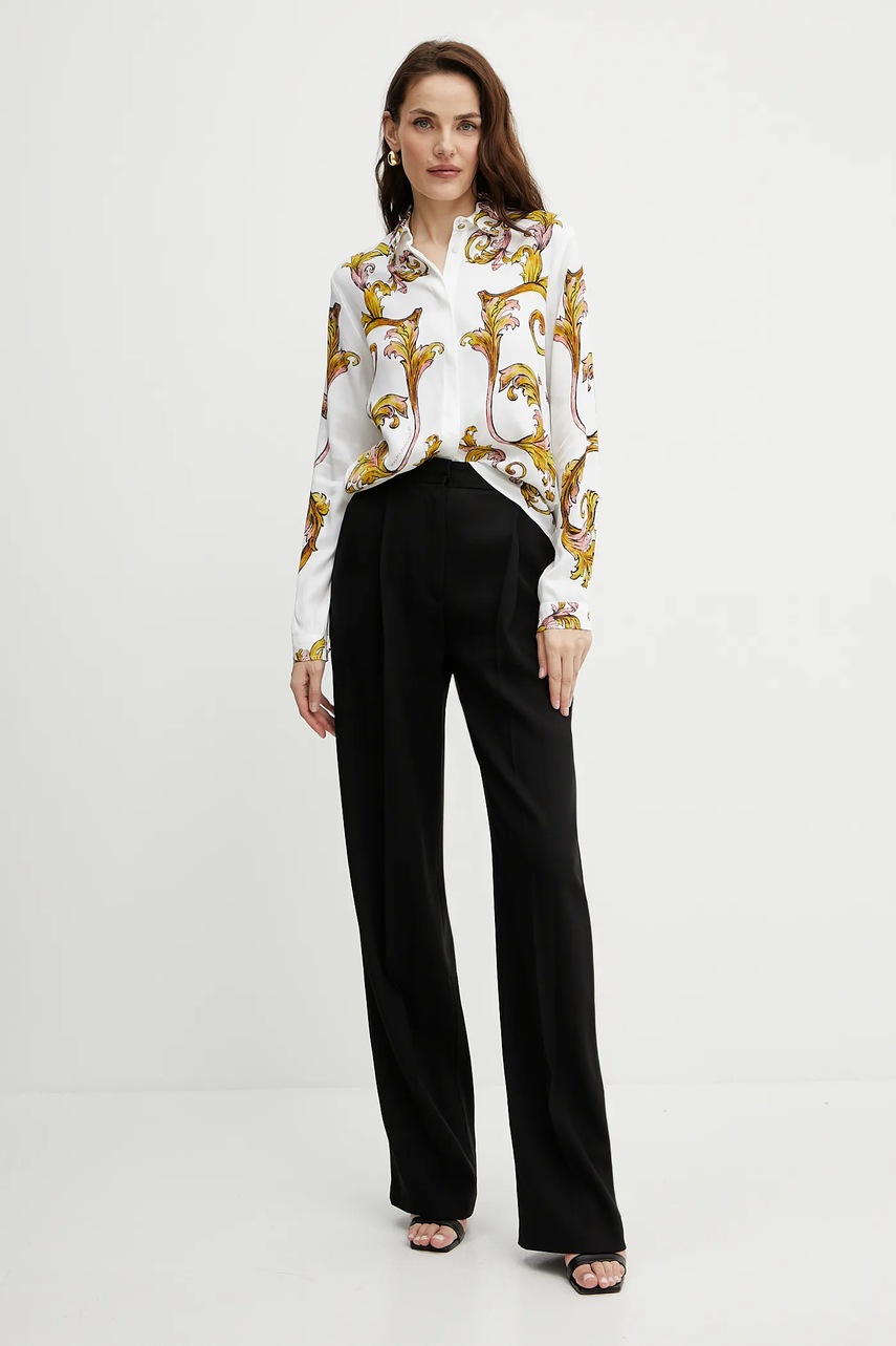 Рубашка Versace Jeans Couture цвет белый regular классический воротник 78HAL2P1 NS634 Рубашка Versace Jeans Couture цвет белый regular классический воротник 78HAL2P1 NS634