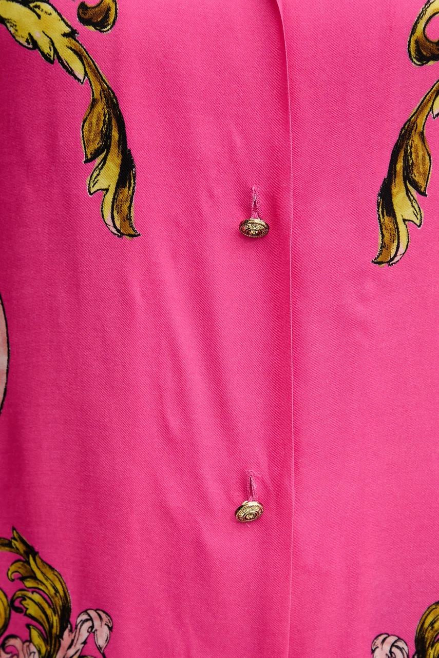 Πουκάμισο Versace Jeans Couture χρώμα: ροζ, 78HAL2P9 NS646 φωτογραφία