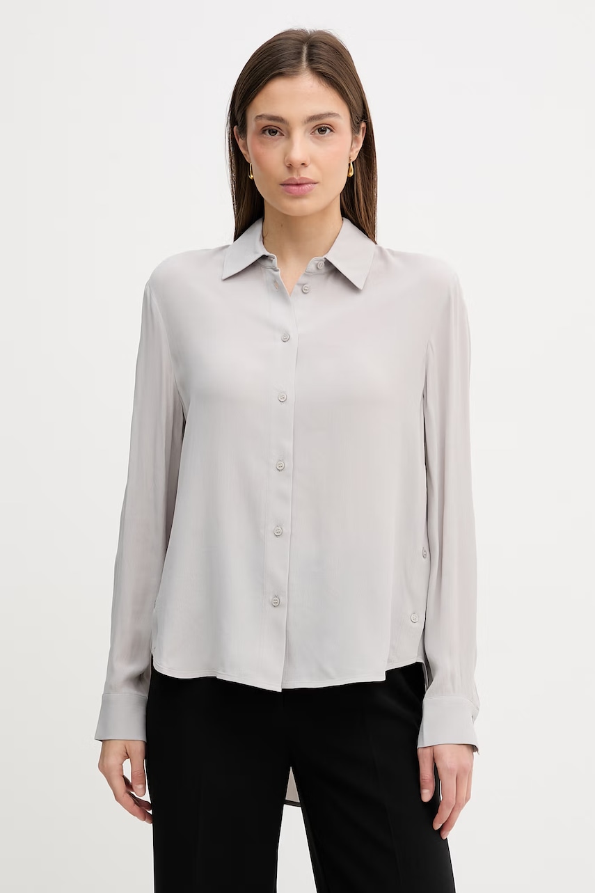 Πουκάμισα γυναικεία sisley σε γκρι